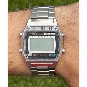 Seiko SilverWave A257-5020 - Vintage Rare Digital Watch Runs (dead Battery)